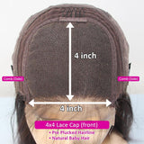 Perruque de Cheveux 4×4 Lace Closure Wig Bouclés (Jerry Curly)