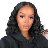 Perruque de Cheveux Lace Bob Wig Ondulés (Body Wave)