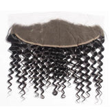 Tissage Cheveux Brésilien 13×4 Lace Frontal Bouclés (Deep Wave)
