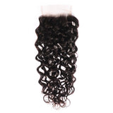 Tissage Cheveux Brésilien 4×4 Lace Closure Bouclés (Water Wave)