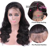 Perruque de Cheveux 13×4 Lace Front Wig Ondulés (Body Wave)