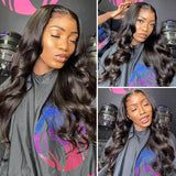 Perruque de Cheveux 360 Lace Frontal Wig Ondulés (Body Wave)