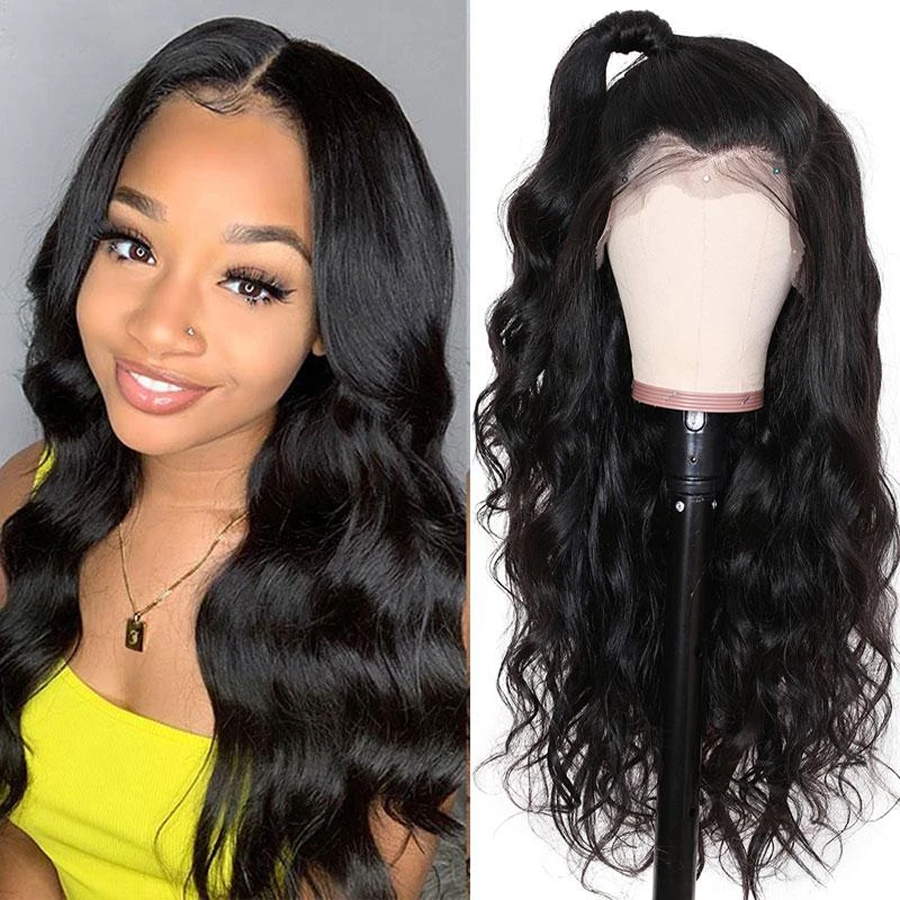 Perruque de Cheveux Full Lace Wig Ondulés (Body Wave)
