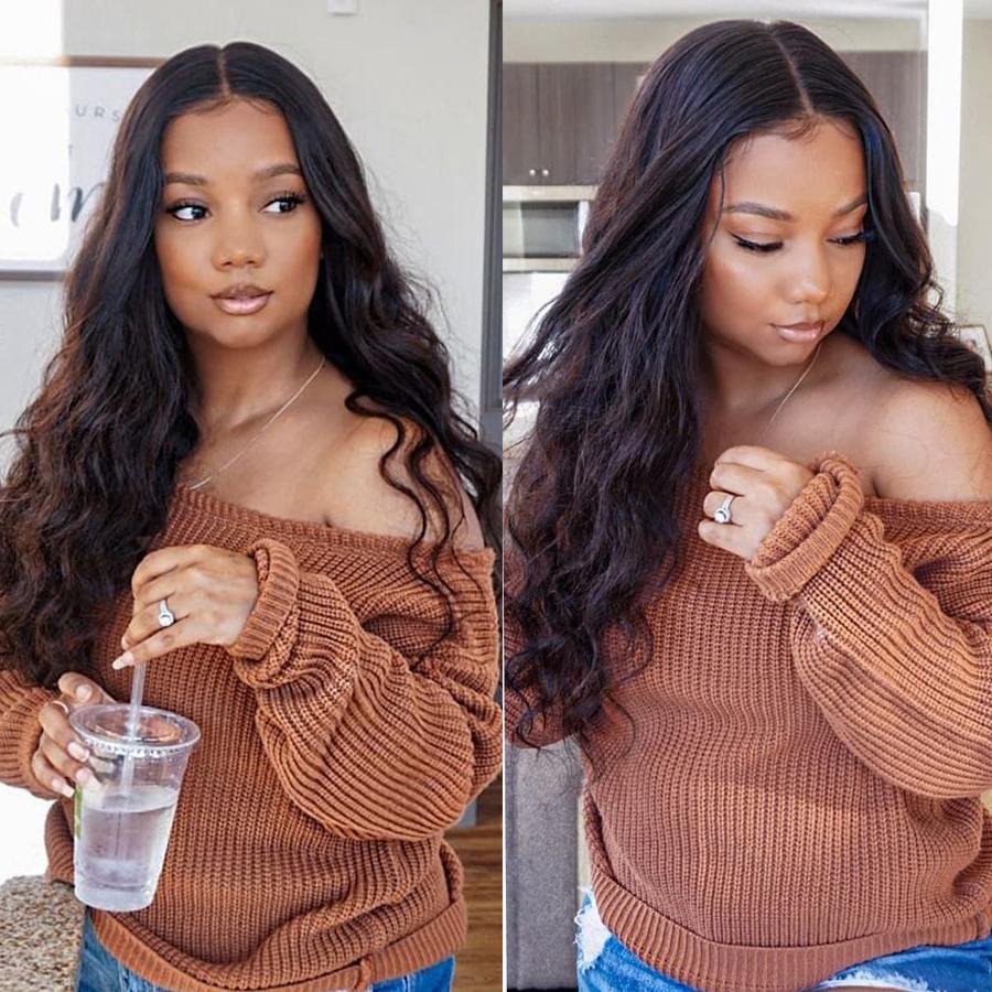 Perruque de Cheveux Full Lace Wig Ondulés (Body Wave)