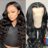 Perruque de Cheveux Full Lace Wig Ondulés (Body Wave)