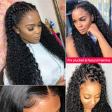 Perruque de Cheveux 360 Lace Frontal Wig Bouclés (Jerry Curly)