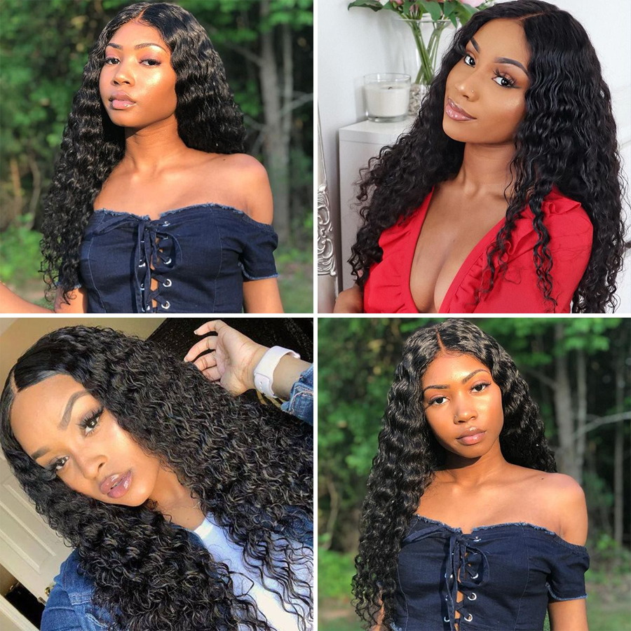 Perruque de Cheveux Full Lace Wig Bouclés (Jerry Curly)