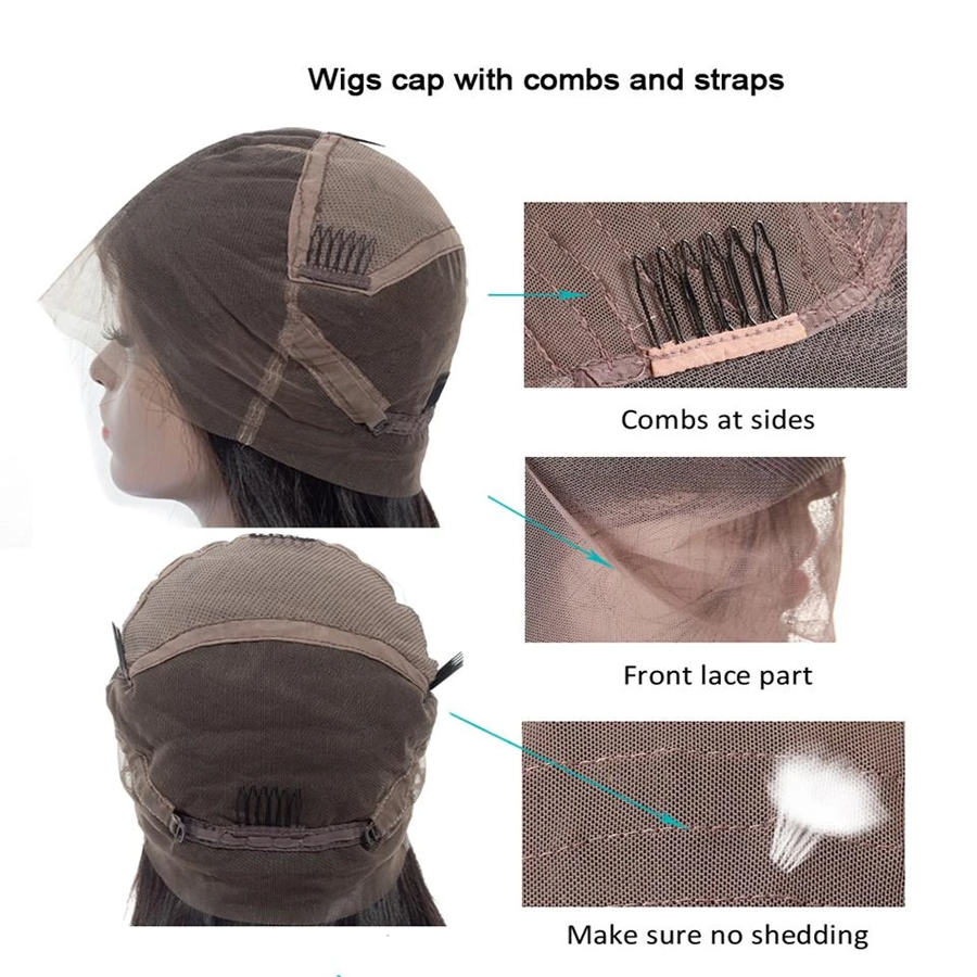 Perruque de Cheveux Full Lace Wig Ondulés (Body Wave)