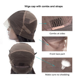 Perruque de Cheveux Full Lace Wig Ondulés (Body Wave)