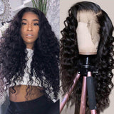 Perruque de Cheveux 13×4 Lace Front Wig Ondulés (Loose Wave)