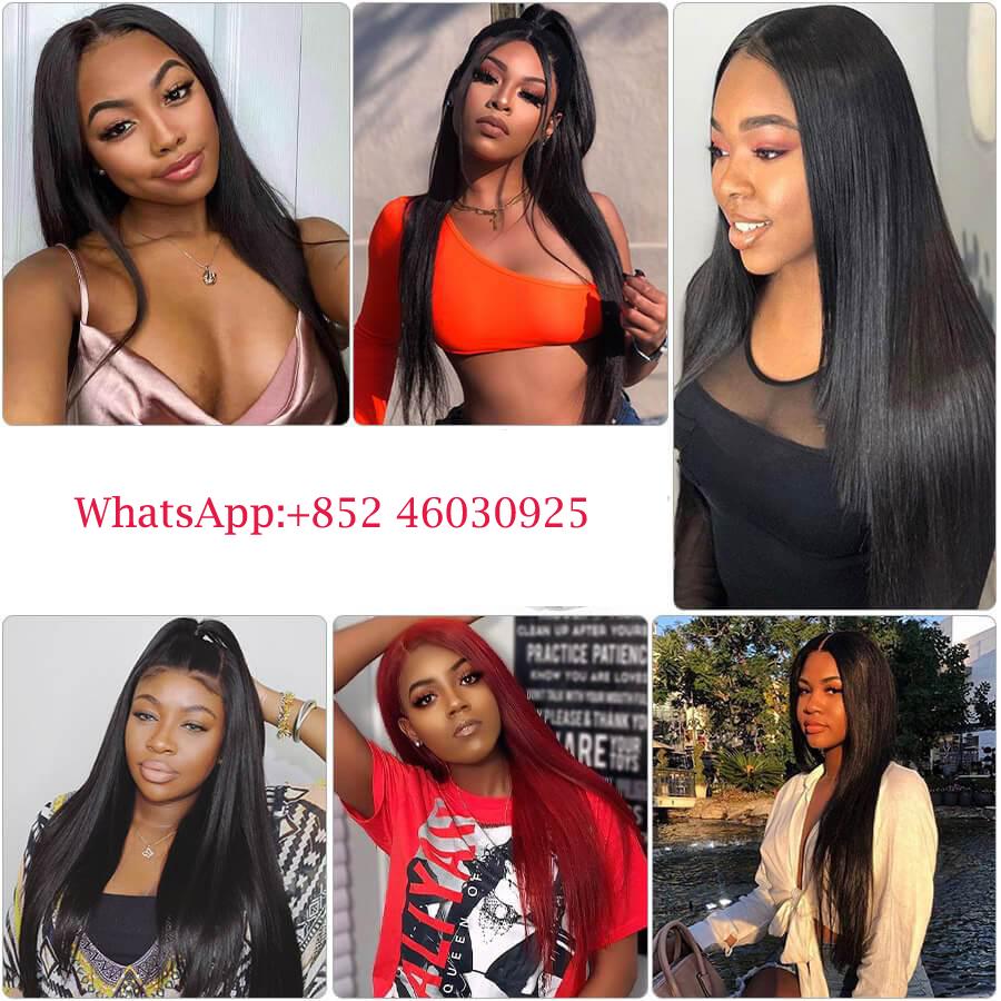 Perruque de Cheveux 13×4 Lace Front Wig Lisses (Straight)