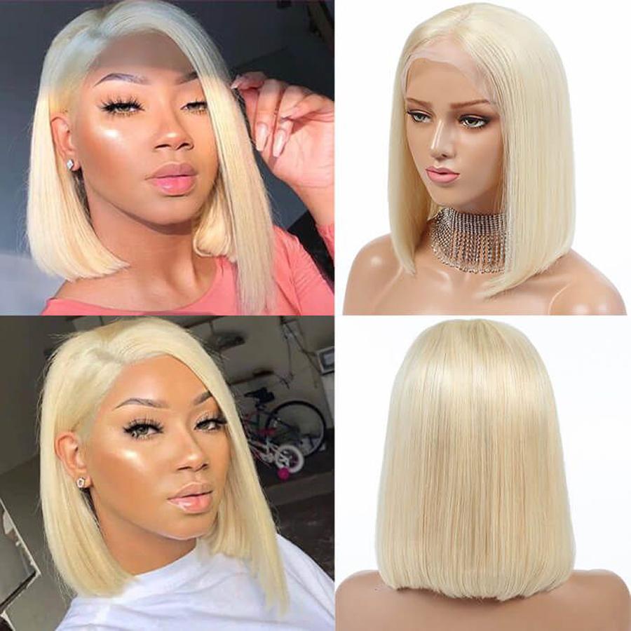 Perruque Lace Bob Wig Lisses (Straight) #613 Blonde