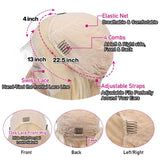 Perruque Lace Front Wig Lisses (Straight) #613 Blonde