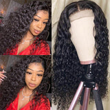 Perruque de Cheveux 13×4 Lace Front Wig Bouclés (Water Wave)