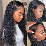 Perruque de Cheveux 13×4 Lace Front Wig Bouclés (Water Wave)
